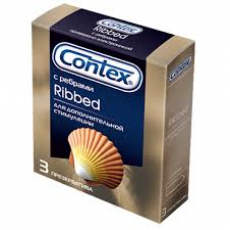 Контекс Риббд презервативы №3 с ребрами