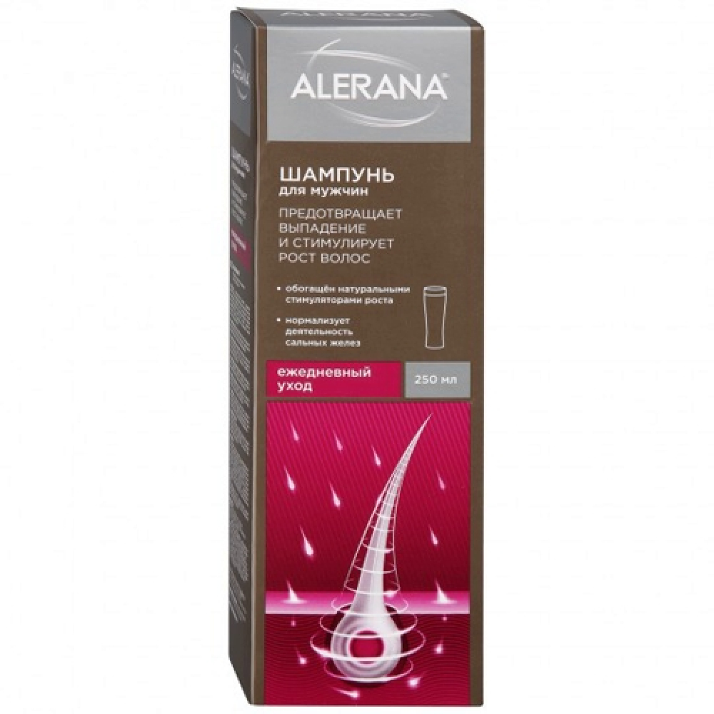 Алерана шампунь д/муж 250мл ежедневный уход