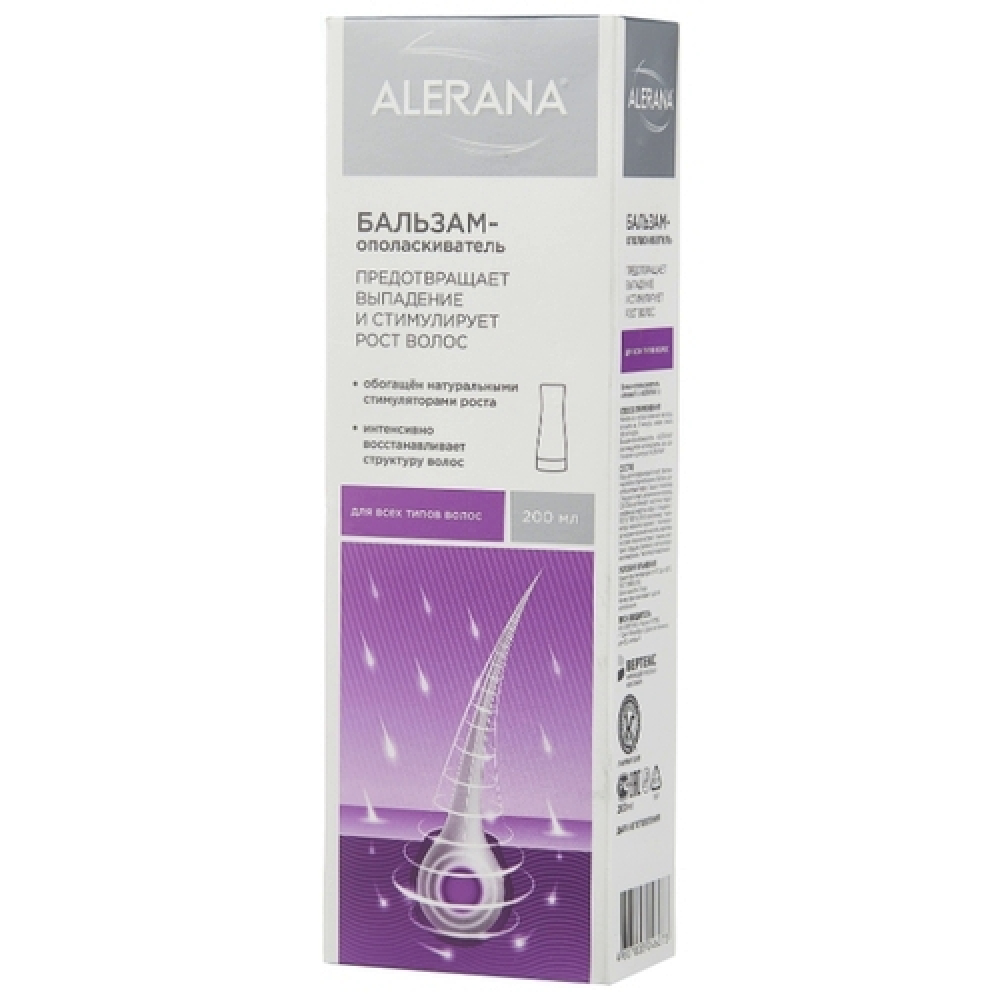 Алерана бальзам-ополаскиватель 200мл д/всех типов волос
